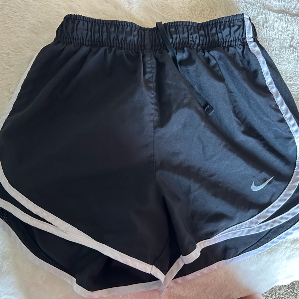 Nike Black Shorts with White Accents